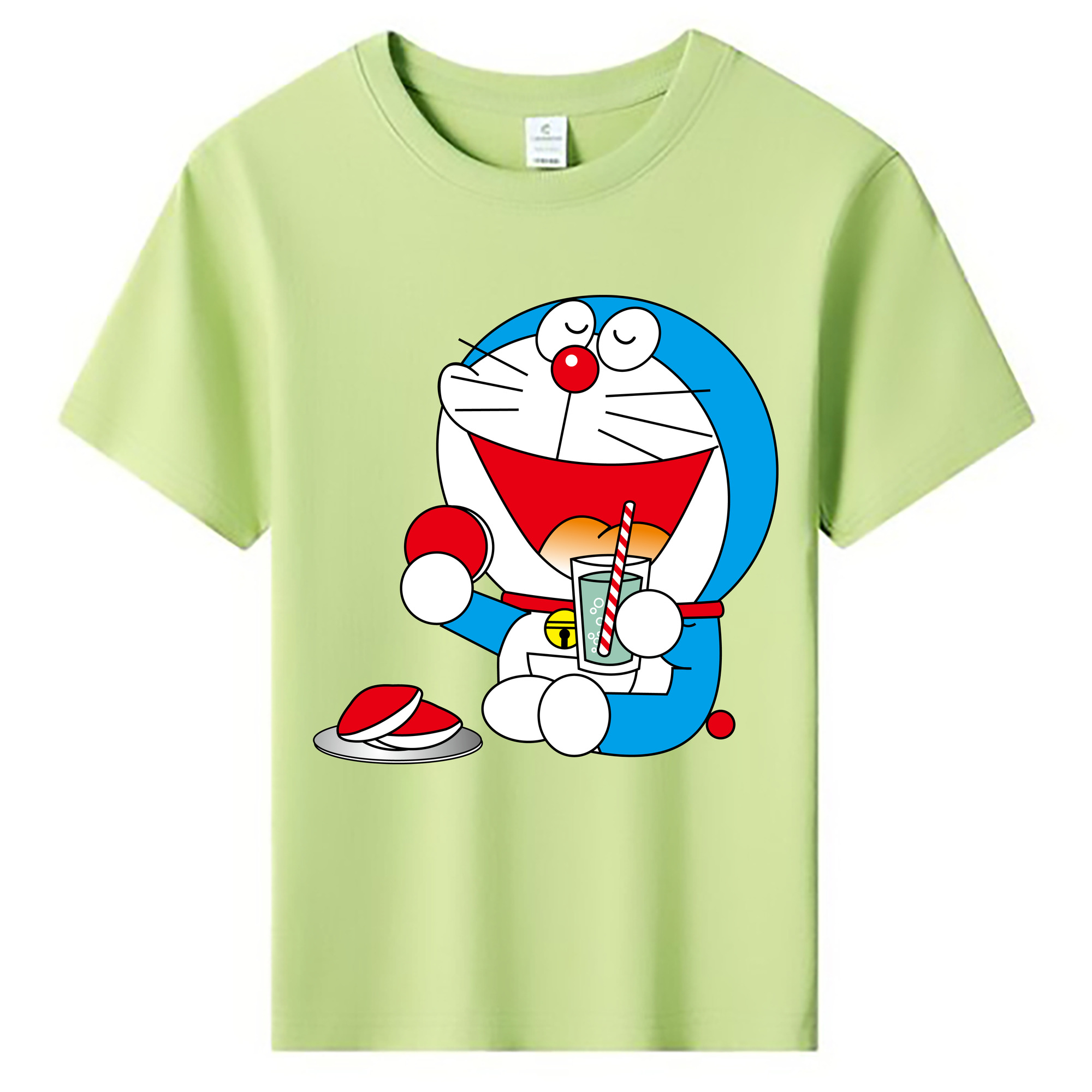 （画像用） ドラえもん Doraemon 綿100％キッズTシャツ（フロントプリント）
